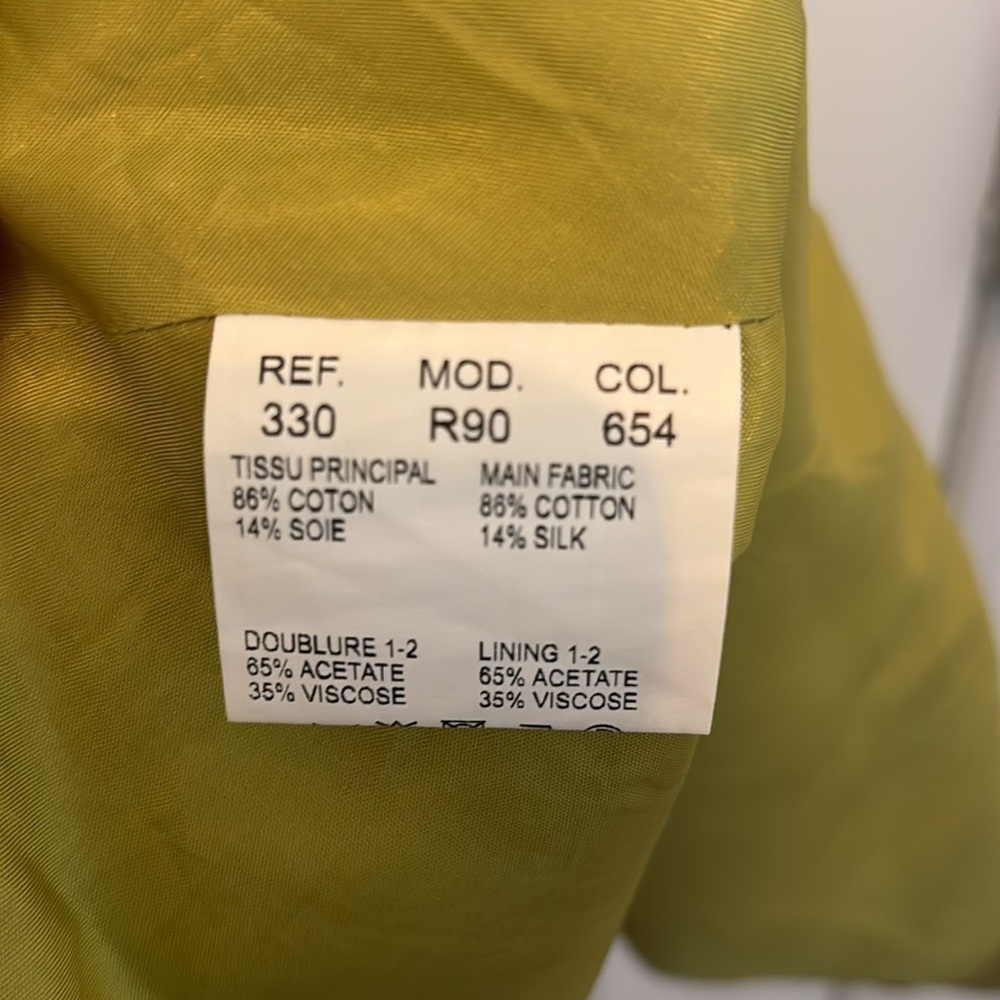 Craven Cotton & Silk stunning green size 40 dress - Picture 6 of 6